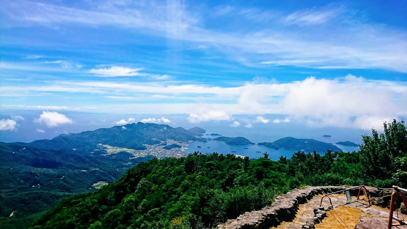 寒霞渓展望台からの景色