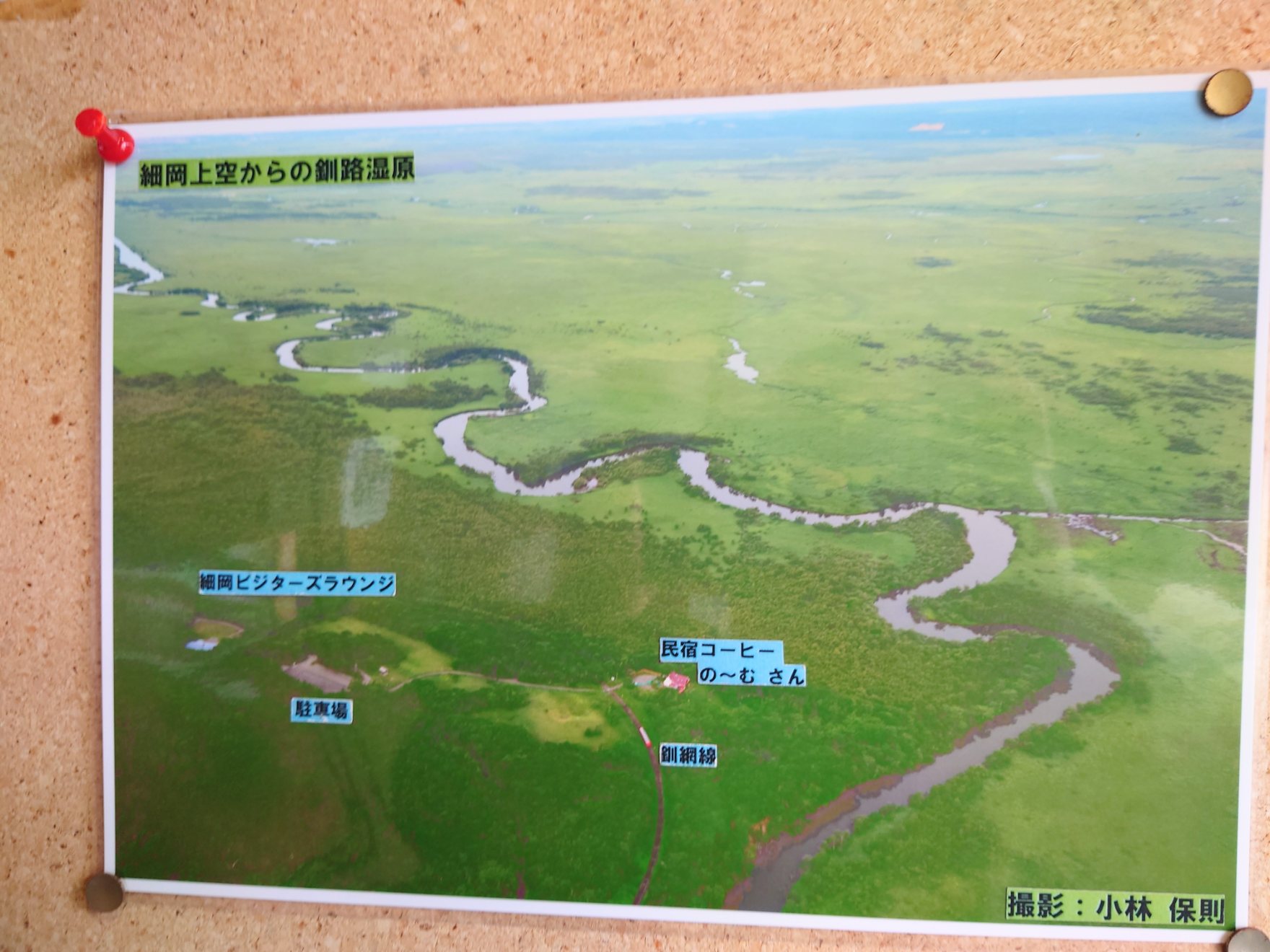 釧路湿原上空写真